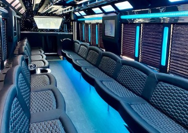 32-Passenger Limo Party Bus Photo