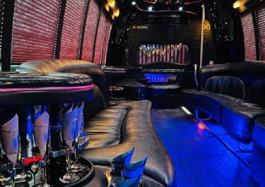 14-Passenger Limo Party Bus Photo