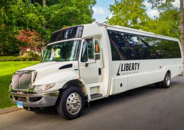 32-Passenger Limo Party Bus Photo